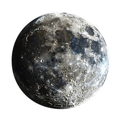The moon isolated isolated on Transparent Background