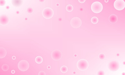 Pink Gradient with pearl ball