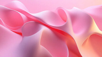 Obraz premium ピンクの３D 背景