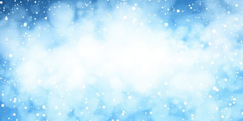 Fototapeta premium A tranquil winter wonderland background with smooth, layered textures in pale cyan and white, capturing soft snowfall and frosty light reflections throughout the icy landscape