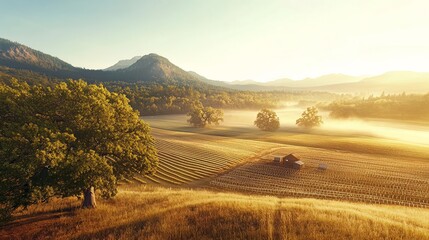 Fototapeta premium sustainable agriculture in a rural field