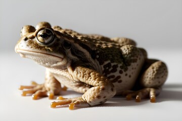 Naklejka premium Cute Toad Isolated on White Background