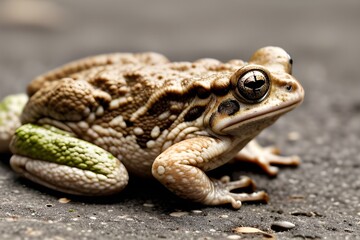 Obraz premium Close-up of a Toad Isolated on White Background