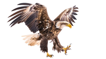 Obraz premium Mexican Eagle full body isolate on transparent background