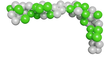 halloween pumpkin, orange, party, pumpkin, green balloon, white background, yellow