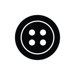 sewing button icon vector design template simple and clean