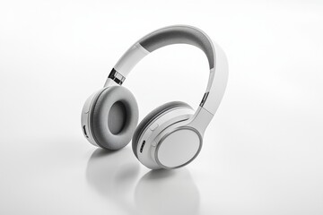 Modern Wireless Headphone Mockup Isolated created with Generative AI