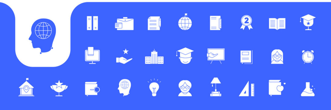 employee activity icons set design vector - Powered by Adobe
