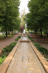 Kleiner Park im Zentrum von Bad Camberg in Hessen