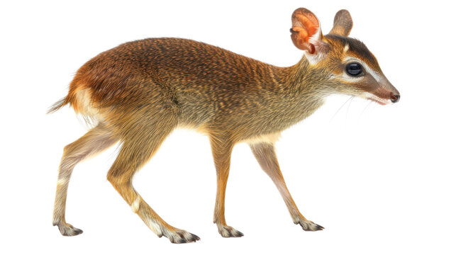 Mouse-Deer full body isolate on transparent background