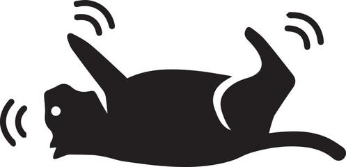 Cat icon symbol vector image illustration