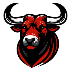 Bull vector illustration.