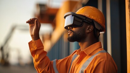 Efficient Augmented Reality Interface for Streamlining Grain Distribution Tasks at Ports