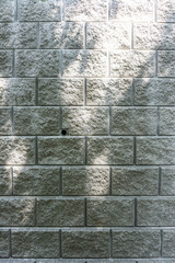 コンクリートブロックの擁壁