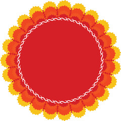 Hindu Festive Decorative Frame and Background, Indian Wedding Card Backgroun and frame