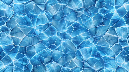 Blue Cracked Ice Seamless Pattern Texture, seamless, background, texture, frost, abstract, winter, cold, frosty, icy, crystal