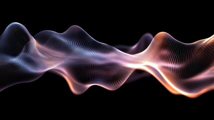 Obraz premium sound wave pattern elements