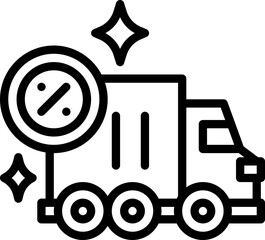Free delivery icon