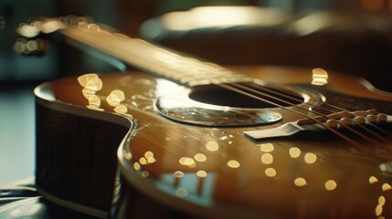 electric guitar close up