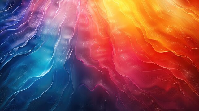 Abstract background using colors that represent energetic balance of chakras in the order of colors for chakras, gradient texture with black lines. Generative AI.