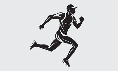 Fototapeta premium Black icon sports on white