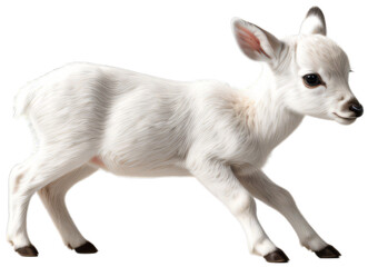 White young goat