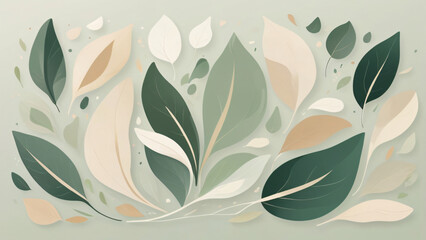 background with leaves