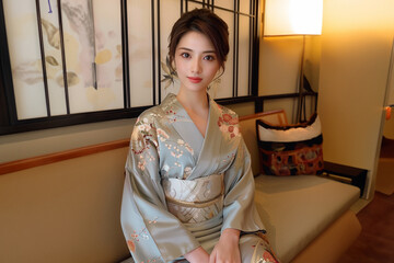優雅な和装美人の着物スタイル