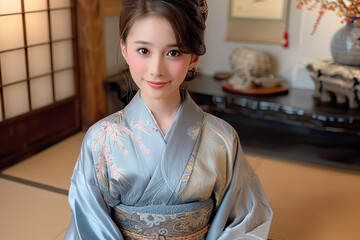 優雅な和装美人の着物スタイル