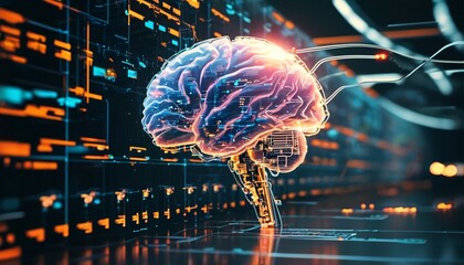 Futuristic Human Brain Interface