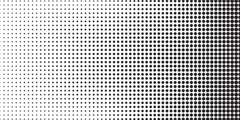 Background with monochrome dotted texture. Polka dot pattern template vector dots pattern