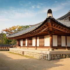 Obraz premium a Korean tile-roofed house, 한국 기와집 