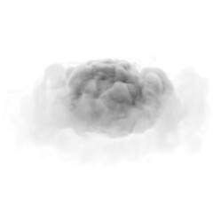 smoke swirl on transparent background