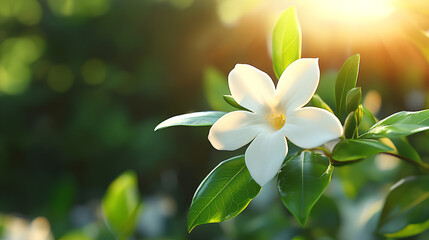 Obraz premium Realistic flower jasmine 