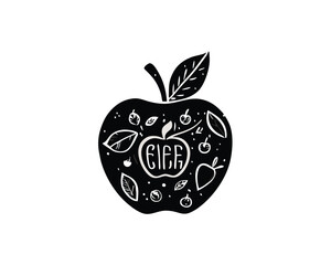 apple silhouette design