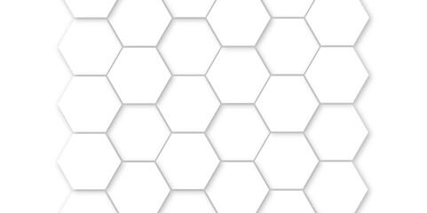 Seamless Geometric Texture with Hexagonal and Triangular Shapes for Digital Art, Network Design, and Futuristic Business Presentations