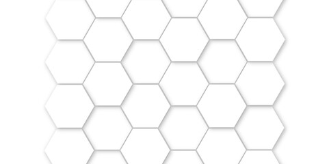 Seamless Geometric Texture with Hexagonal and Triangular Shapes for Digital Art, Network Design, and Futuristic Business Presentations