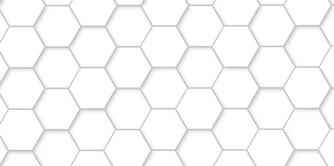 Seamless Geometric Texture with Hexagonal and Triangular Shapes for Digital Art, Network Design, and Futuristic Business Presentations