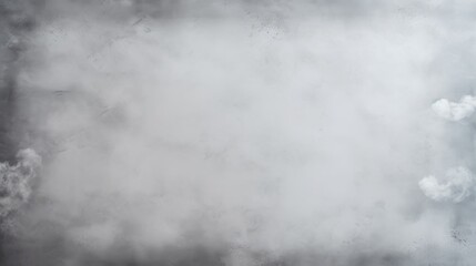 Fototapeta premium A Misty Background Creates a Mysterious Atmosphere With Soft Clouds of Smoke in a Gray Setting