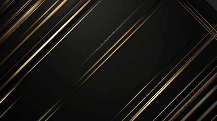 Elegant Black Friday Banner with Gold Foil and Matte Black