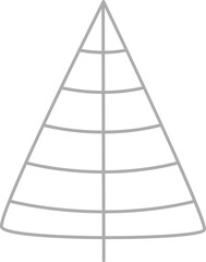 Handdrawn Doodle Fir Tree