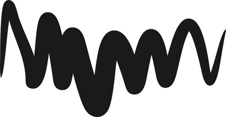 Hand Drawn Zigzag Line