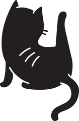 Cat icon symbol vector image illustration