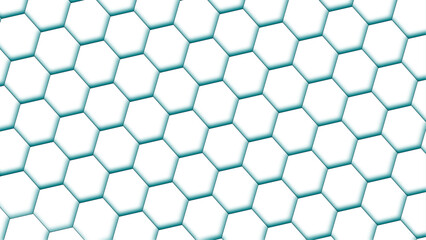  Abstract hexagon polygonal pattern background vector. Seamless bright white Pattern with hexagons, illustration of a honeycomb. 