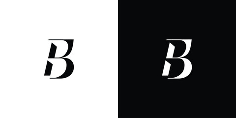 Modern and elegant B  logo design