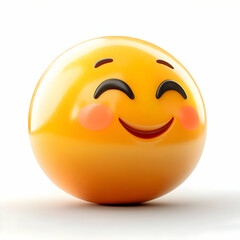 Fototapeta premium 3d smiley face emoji 