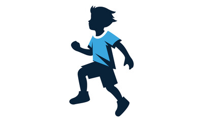 Kids silhouette Vector Design