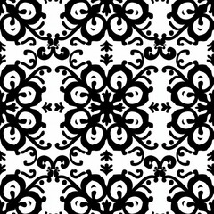 Simple seem less vector illustration batik pattern, made with outline or icon design