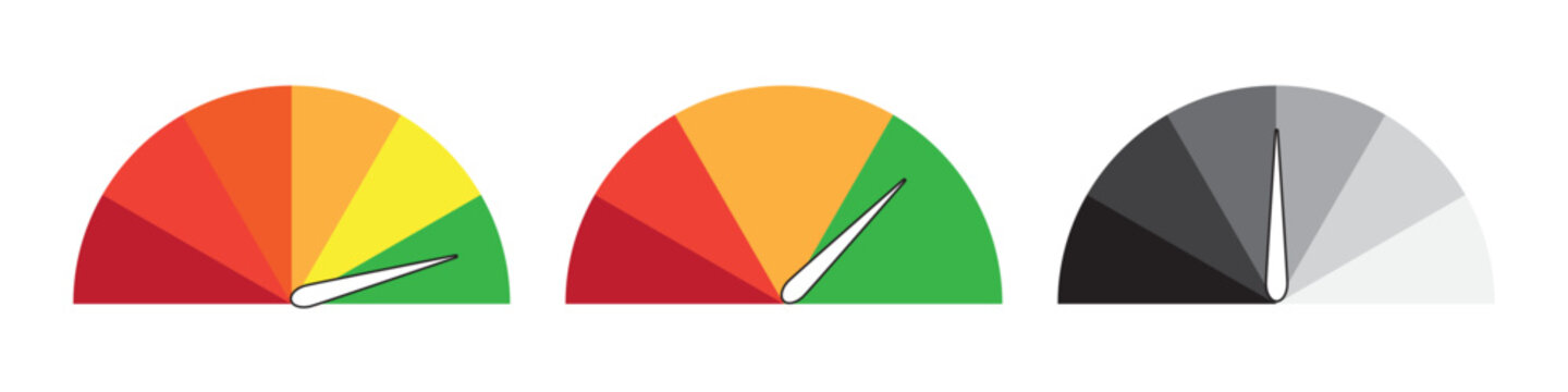 Parameter Half circle black and white and color