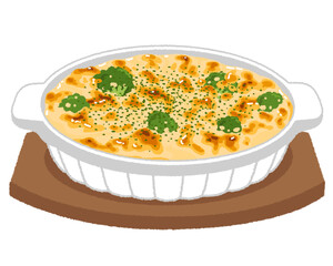 グラタンのイラスト